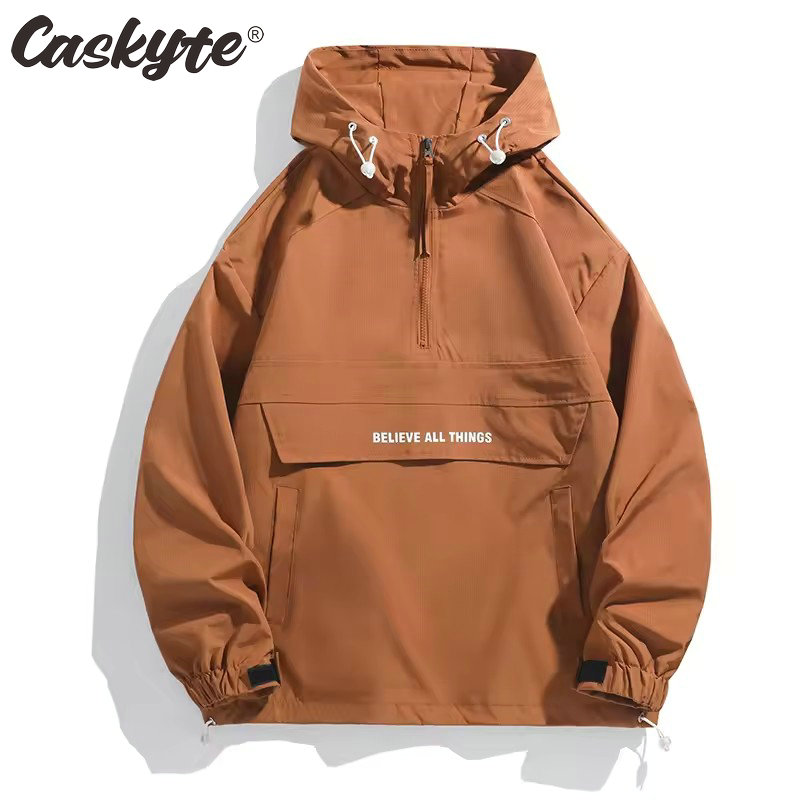 Outdoor Sport Waterproof Jacket - 2026 CASKYTE Erkekler Yürüyüş Ceketi Su