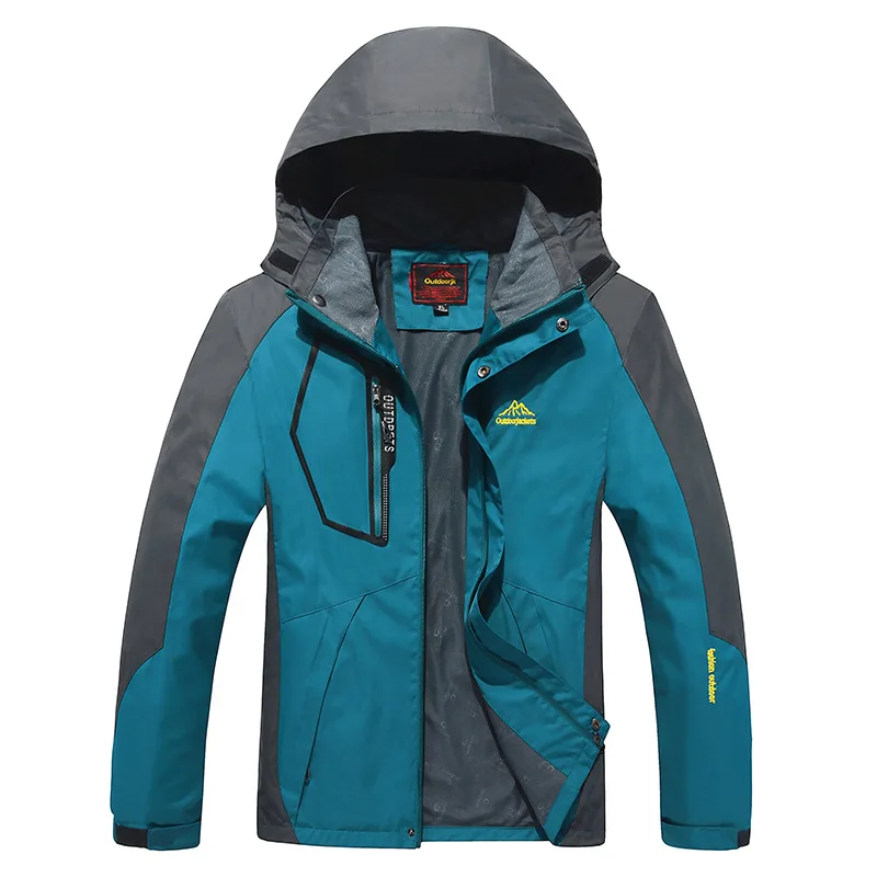 Outdoor Sport Waterproof Jacket - 8XL İlkbahar Sonbahar Ceket Kadın Erkek