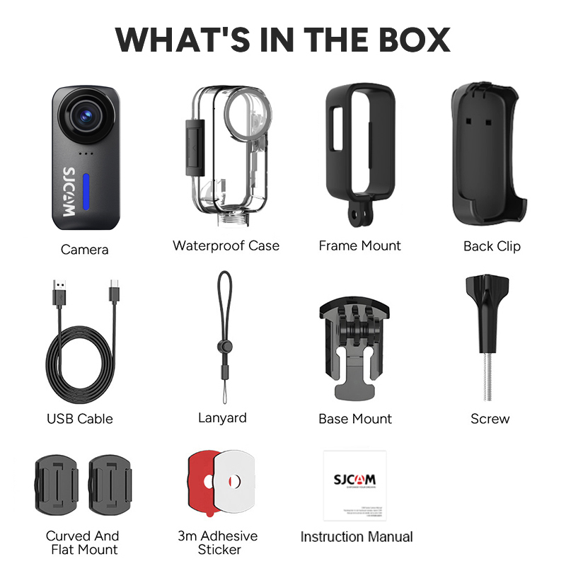 SJCAM C110+ 4K 30fps Aksiyon K - Outdoor Sport Usa incelemesi ve fiyatı