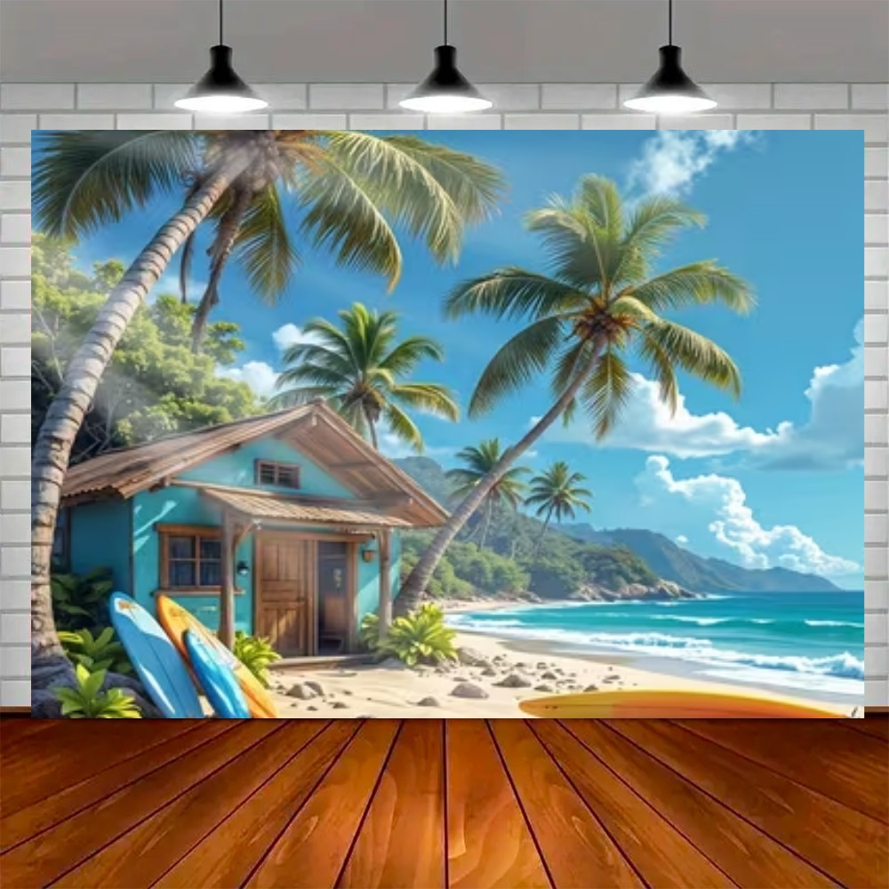 Yaz Sörf Tahtası Tema Arka Pla - Outdoor Sport Background incelemesi ve fiyatı